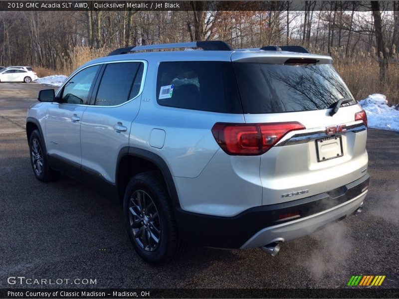 Quicksilver Metallic / Jet Black 2019 GMC Acadia SLT AWD