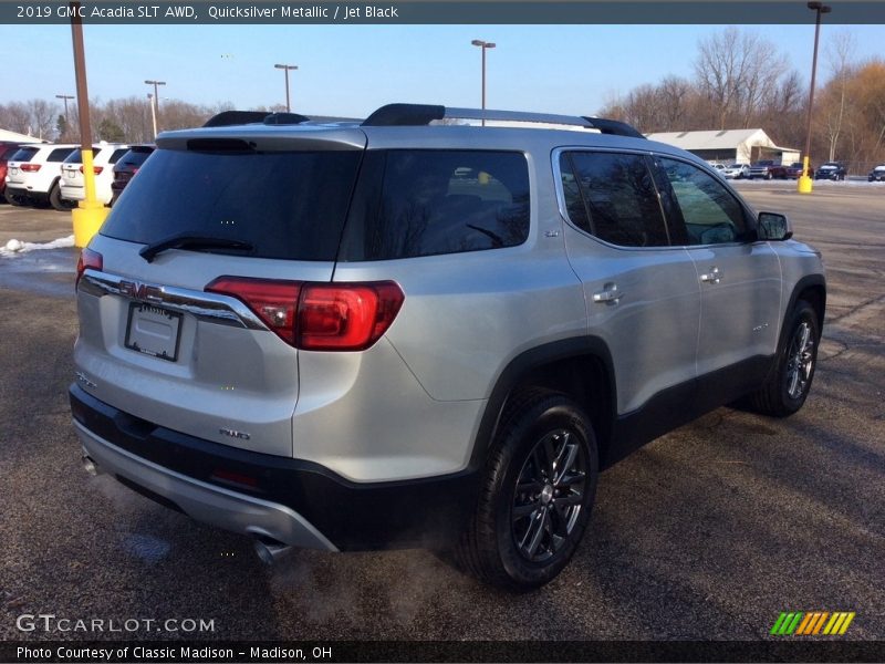 Quicksilver Metallic / Jet Black 2019 GMC Acadia SLT AWD