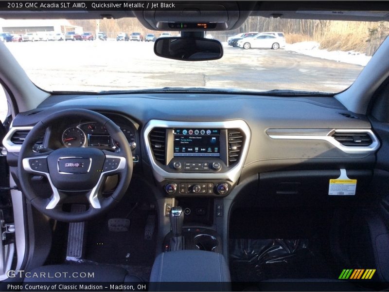 Quicksilver Metallic / Jet Black 2019 GMC Acadia SLT AWD