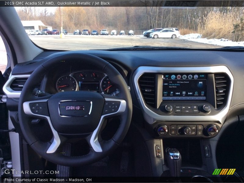Quicksilver Metallic / Jet Black 2019 GMC Acadia SLT AWD