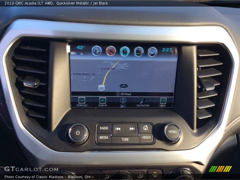 Quicksilver Metallic / Jet Black 2019 GMC Acadia SLT AWD