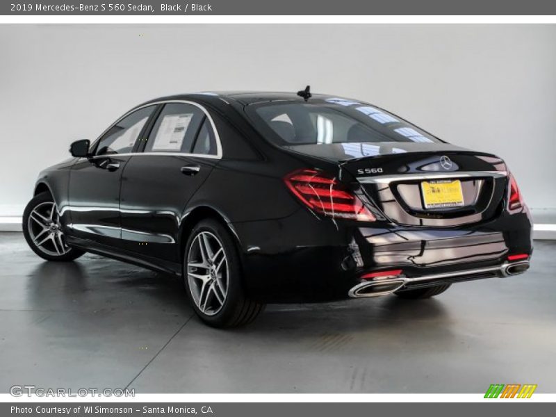 Black / Black 2019 Mercedes-Benz S 560 Sedan