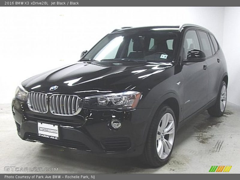 Jet Black / Black 2016 BMW X3 xDrive28i