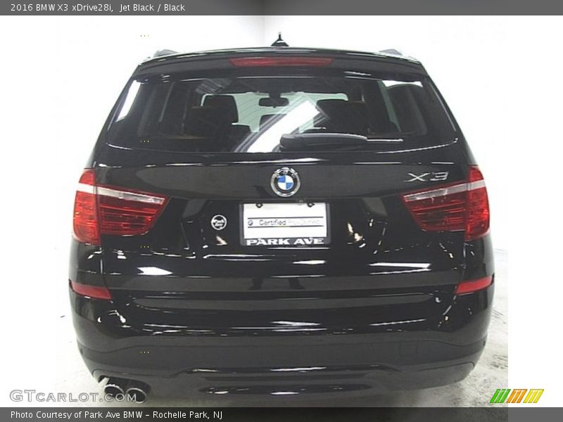 Jet Black / Black 2016 BMW X3 xDrive28i