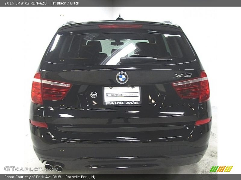 Jet Black / Black 2016 BMW X3 xDrive28i