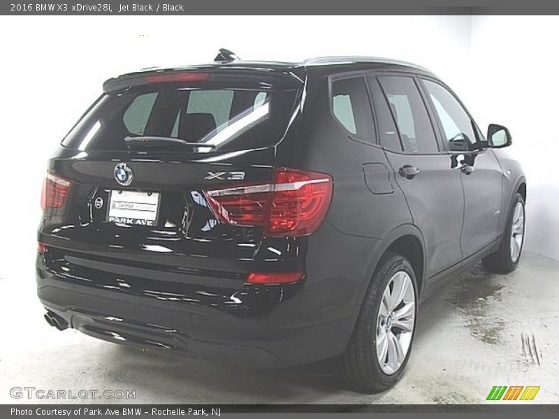 Jet Black / Black 2016 BMW X3 xDrive28i