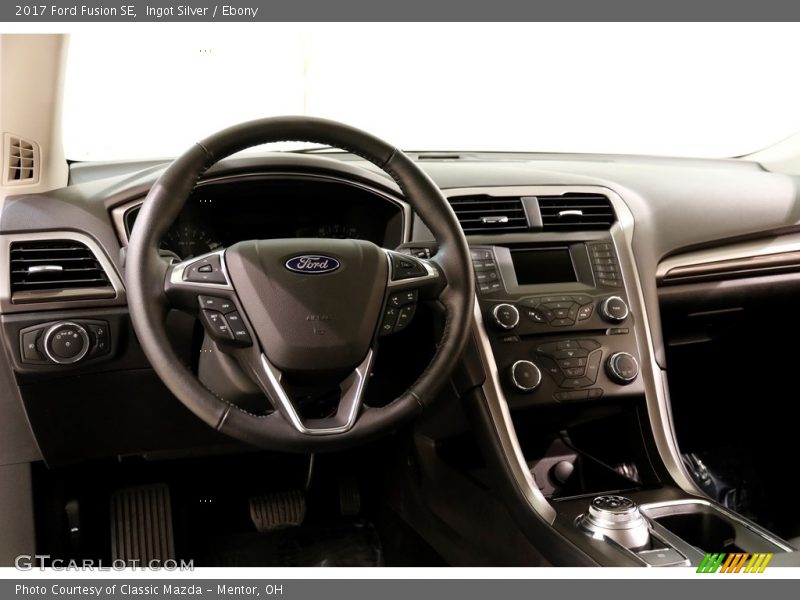 Ingot Silver / Ebony 2017 Ford Fusion SE