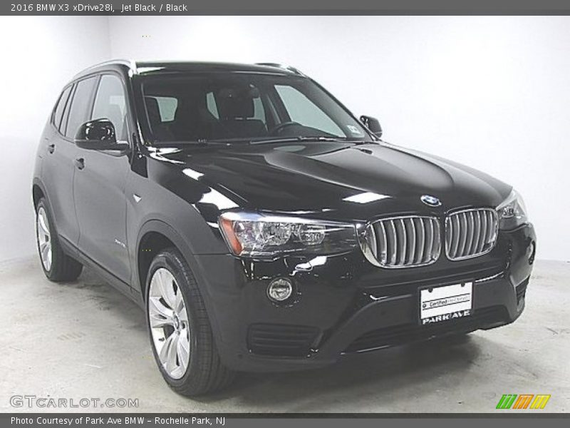Jet Black / Black 2016 BMW X3 xDrive28i