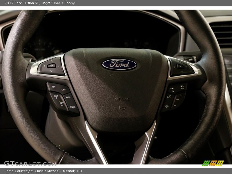 Ingot Silver / Ebony 2017 Ford Fusion SE