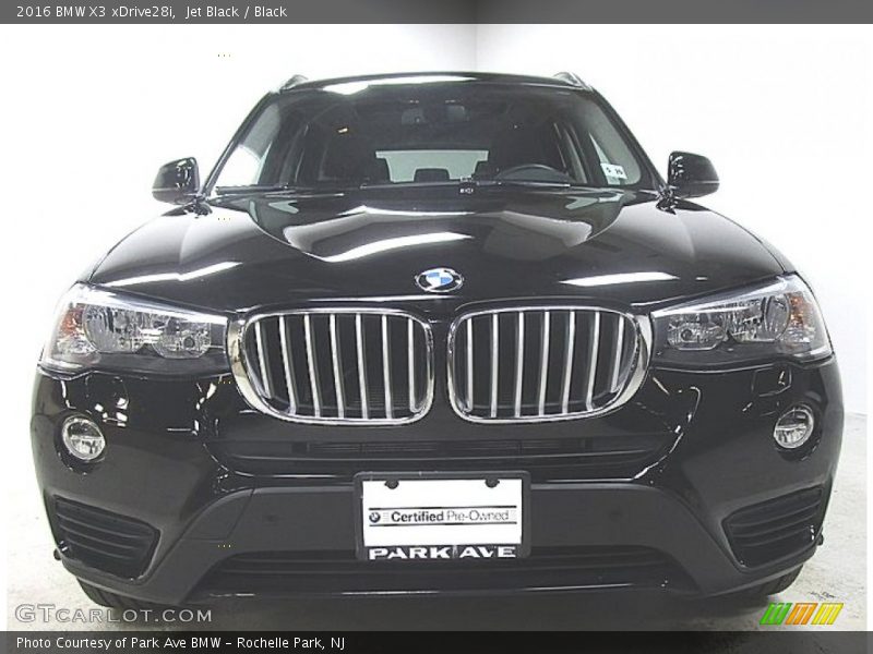 Jet Black / Black 2016 BMW X3 xDrive28i
