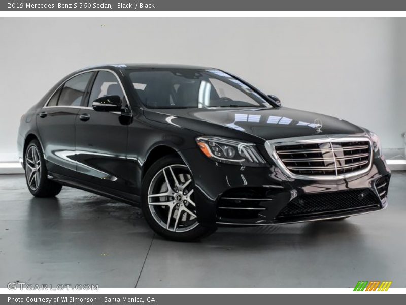 Black / Black 2019 Mercedes-Benz S 560 Sedan
