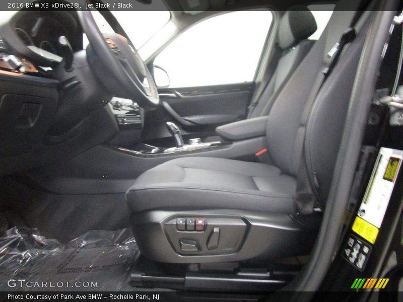 Jet Black / Black 2016 BMW X3 xDrive28i