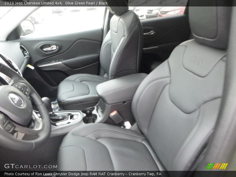 Olive Green Pearl / Black 2019 Jeep Cherokee Limited 4x4