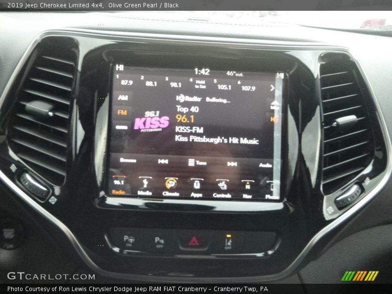 Olive Green Pearl / Black 2019 Jeep Cherokee Limited 4x4