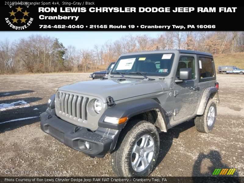Sting-Gray / Black 2019 Jeep Wrangler Sport 4x4