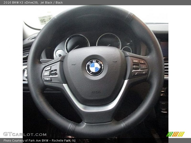 Jet Black / Black 2016 BMW X3 xDrive28i