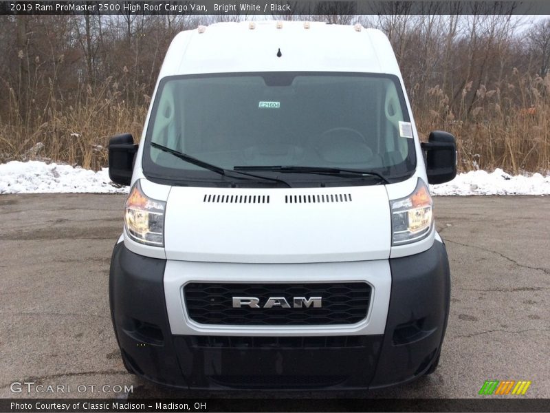 Bright White / Black 2019 Ram ProMaster 2500 High Roof Cargo Van