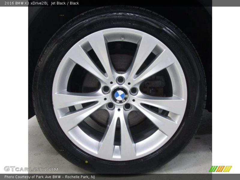 Jet Black / Black 2016 BMW X3 xDrive28i