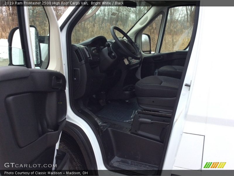 Front Seat of 2019 ProMaster 2500 High Roof Cargo Van