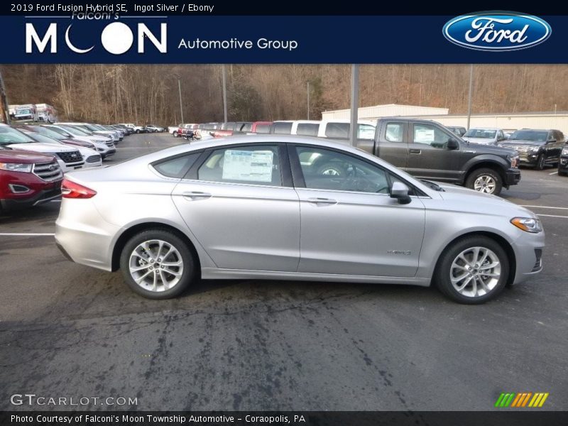 Ingot Silver / Ebony 2019 Ford Fusion Hybrid SE