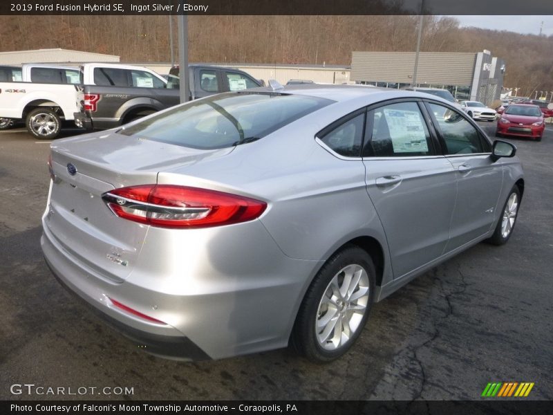 Ingot Silver / Ebony 2019 Ford Fusion Hybrid SE