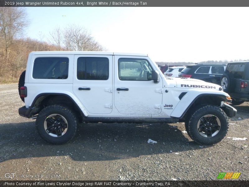 Bright White / Black/Heritage Tan 2019 Jeep Wrangler Unlimited Rubicon 4x4