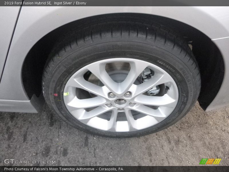 Ingot Silver / Ebony 2019 Ford Fusion Hybrid SE