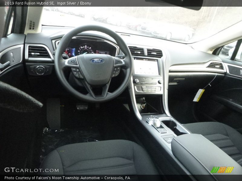 Ingot Silver / Ebony 2019 Ford Fusion Hybrid SE