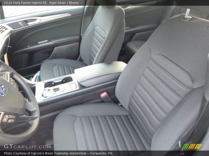 Ingot Silver / Ebony 2019 Ford Fusion Hybrid SE