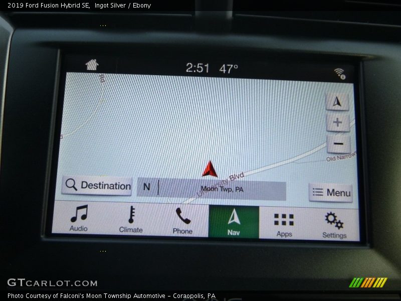 Ingot Silver / Ebony 2019 Ford Fusion Hybrid SE