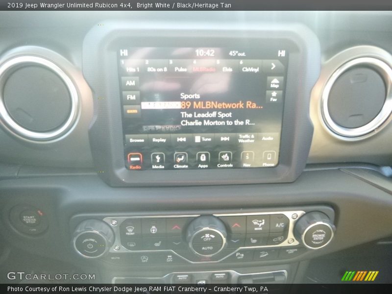 Bright White / Black/Heritage Tan 2019 Jeep Wrangler Unlimited Rubicon 4x4