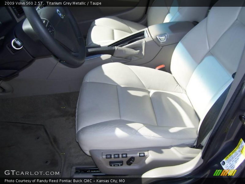 Titanium Grey Metallic / Taupe 2009 Volvo S60 2.5T