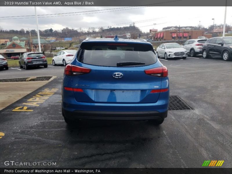 Aqua Blue / Black 2019 Hyundai Tucson Value AWD