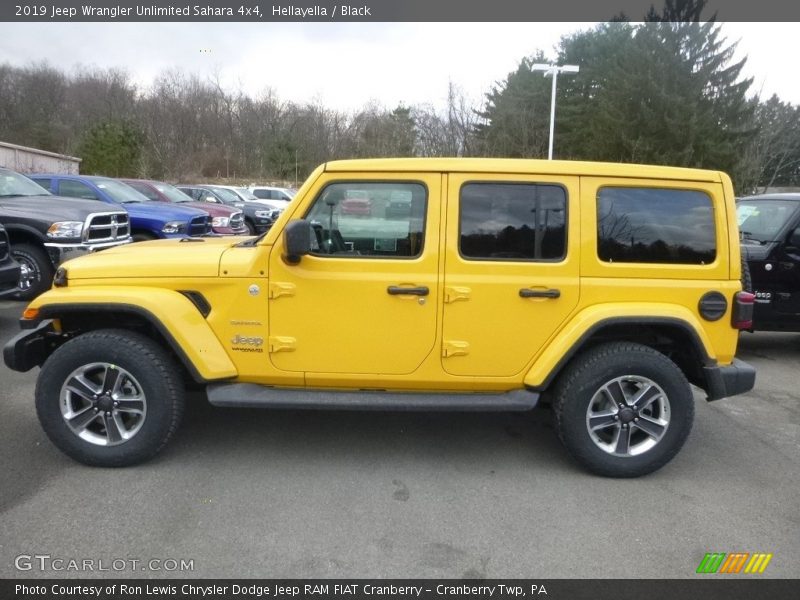  2019 Wrangler Unlimited Sahara 4x4 Hellayella