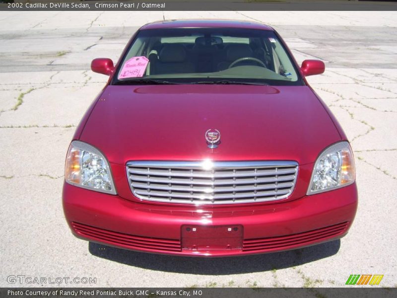 Crimson Pearl / Oatmeal 2002 Cadillac DeVille Sedan