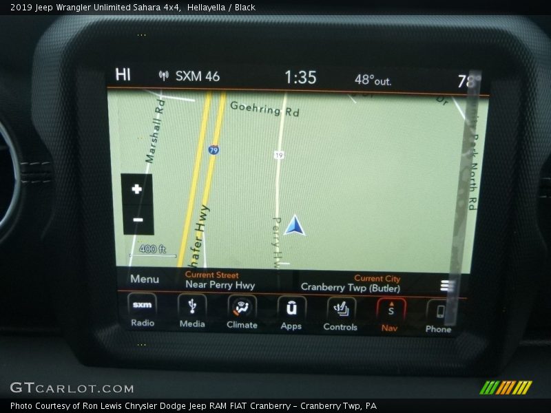 Hellayella / Black 2019 Jeep Wrangler Unlimited Sahara 4x4