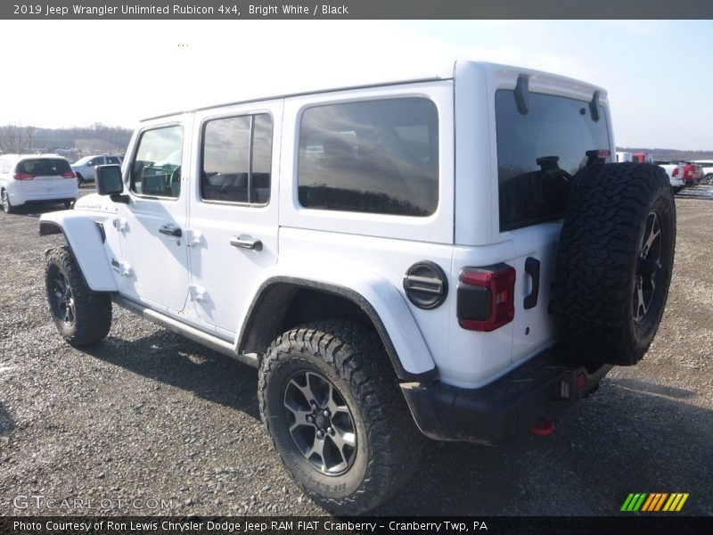 Bright White / Black 2019 Jeep Wrangler Unlimited Rubicon 4x4