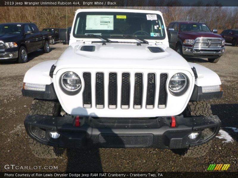 Bright White / Black 2019 Jeep Wrangler Unlimited Rubicon 4x4