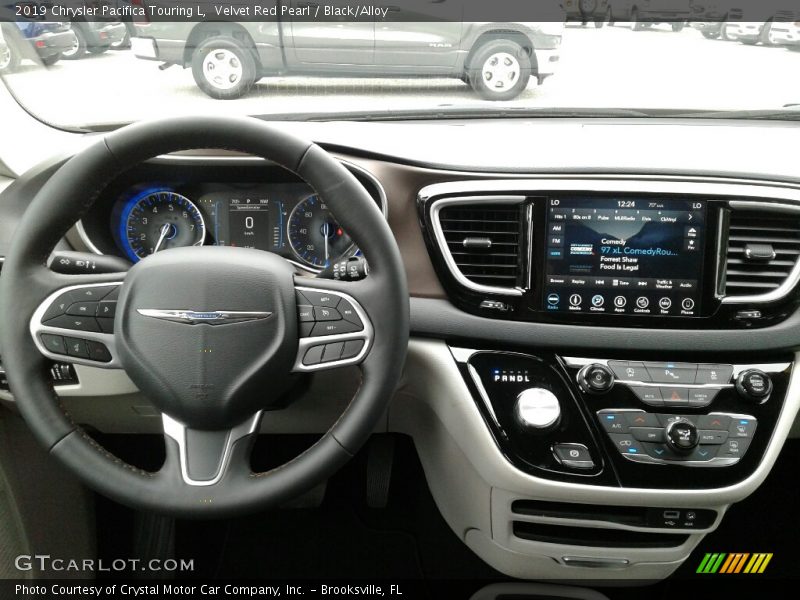 Velvet Red Pearl / Black/Alloy 2019 Chrysler Pacifica Touring L