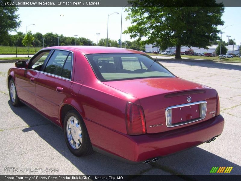 Crimson Pearl / Oatmeal 2002 Cadillac DeVille Sedan