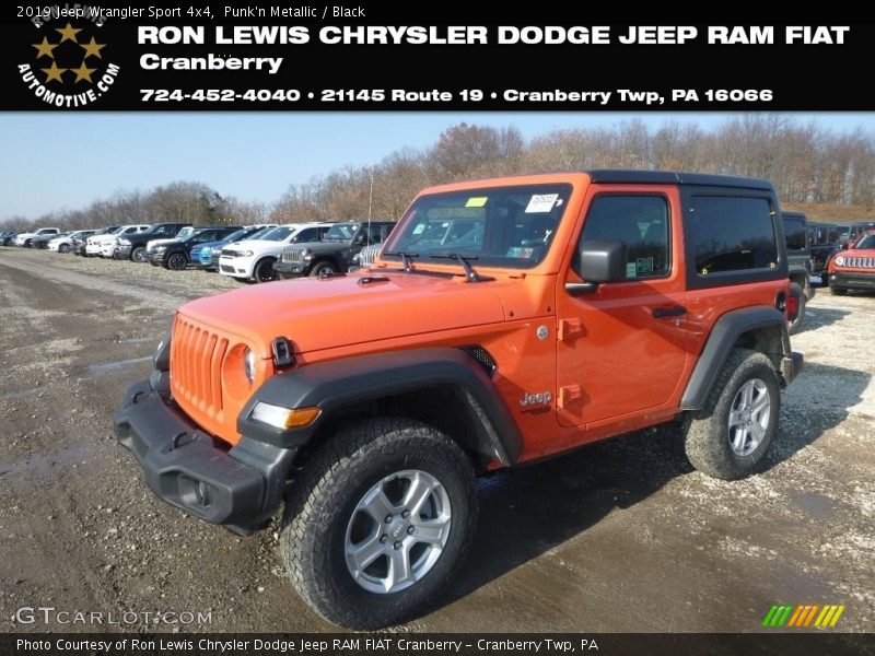 Punk'n Metallic / Black 2019 Jeep Wrangler Sport 4x4