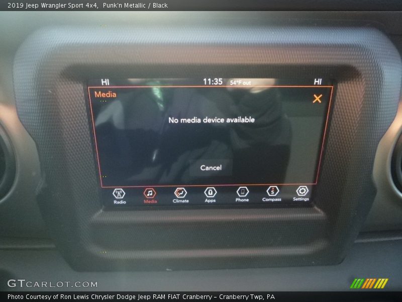 Punk'n Metallic / Black 2019 Jeep Wrangler Sport 4x4