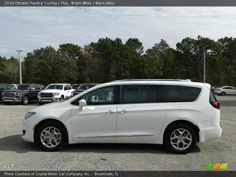 Bright White / Black/Alloy 2019 Chrysler Pacifica Touring L Plus