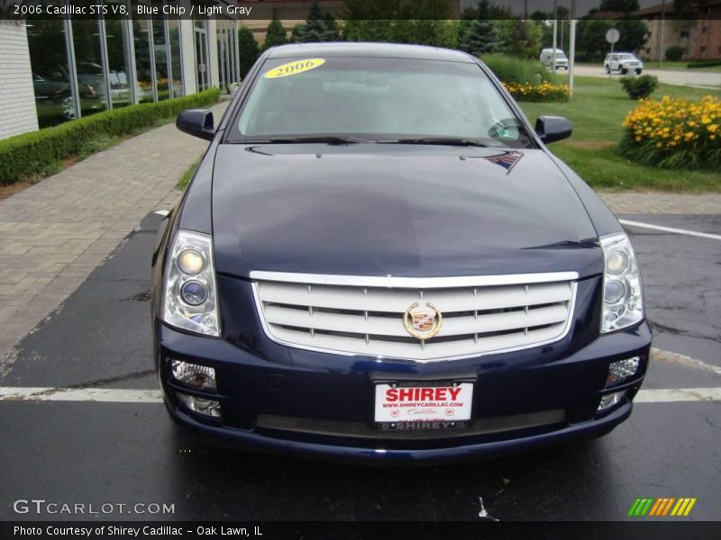 Blue Chip / Light Gray 2006 Cadillac STS V8
