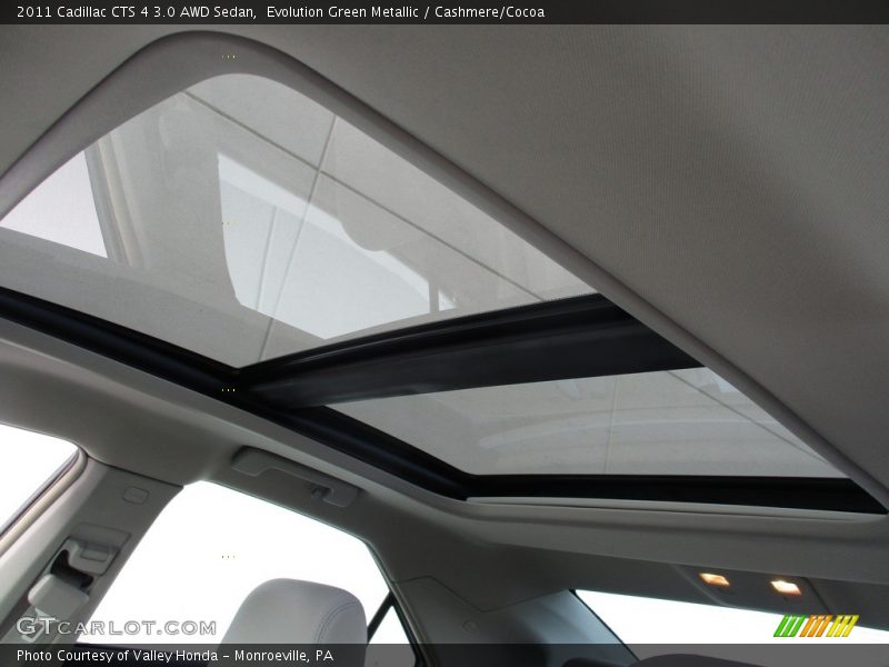 Evolution Green Metallic / Cashmere/Cocoa 2011 Cadillac CTS 4 3.0 AWD Sedan