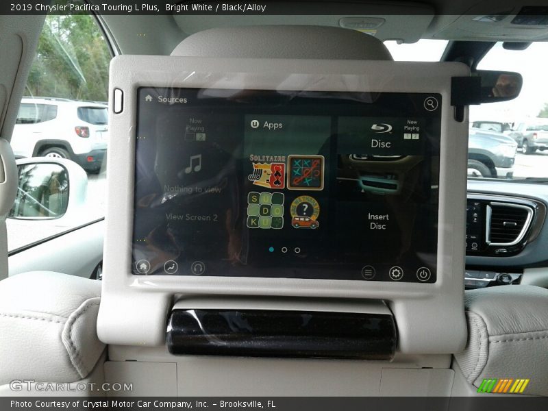 Bright White / Black/Alloy 2019 Chrysler Pacifica Touring L Plus