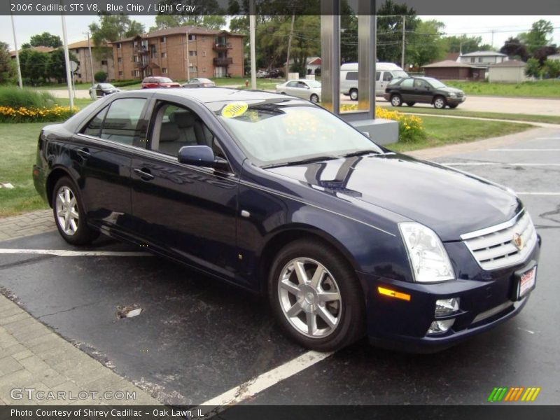 Blue Chip / Light Gray 2006 Cadillac STS V8
