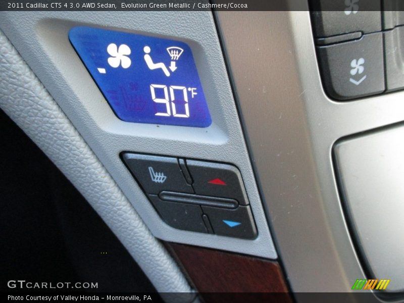 Evolution Green Metallic / Cashmere/Cocoa 2011 Cadillac CTS 4 3.0 AWD Sedan