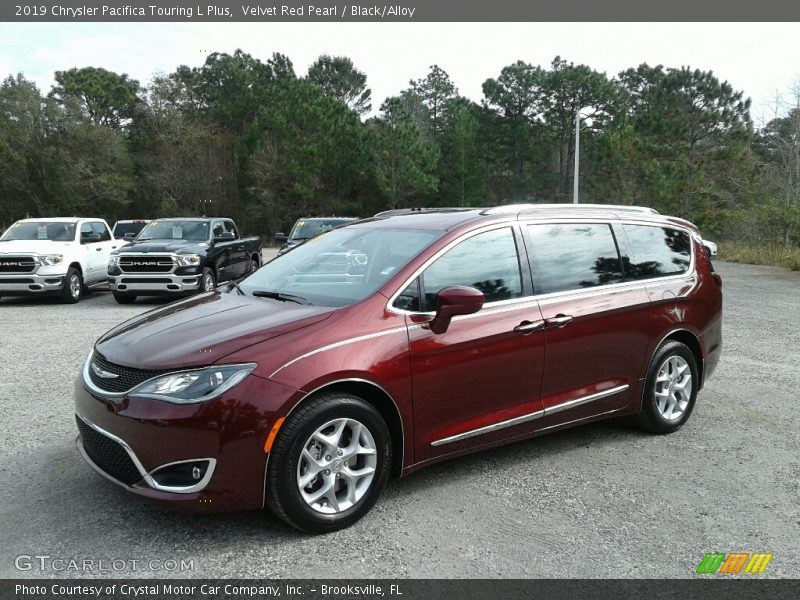 Velvet Red Pearl / Black/Alloy 2019 Chrysler Pacifica Touring L Plus