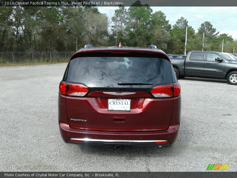 Velvet Red Pearl / Black/Alloy 2019 Chrysler Pacifica Touring L Plus